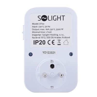Solight časový spínač, týden, 1 režim - foto č. 7