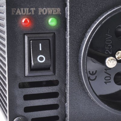 Solight invertor 12V, USB 500mA, kovový, černý, max. zatížení: 200W - foto č. 8