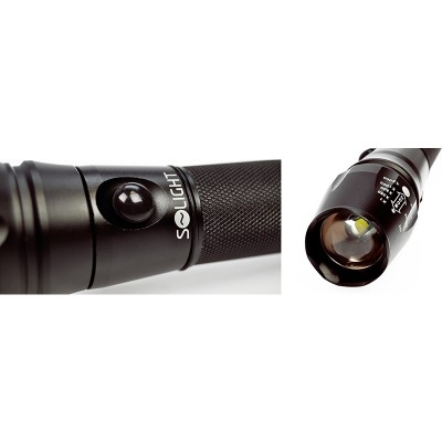 Solight LED nabíjecí profesionální svítilna, 600lm, T6 XML Cree LED, zoom, Li-Ion - foto č. 5