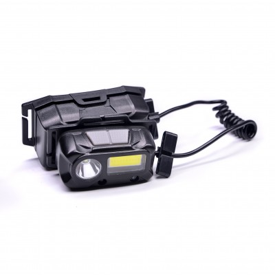 Solight LED čelová nabíjecí svítilna, 3W + COB,150 + 60lm, Li-Ion - foto č. 7