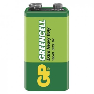 Zinková baterie GP Greencell 9V (6F22), 1 ks (1 ks) - foto č. 4