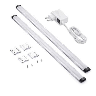 Solight LED dotykové podlinkové a nábytkové svítidlo stmívatelné, 2x 5W, 4100K, 2x 50cm - foto č. 3