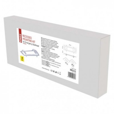 Rámeček pro vestavnou montáž nouzového svítidla NESSI (1 ks) - foto č. 4