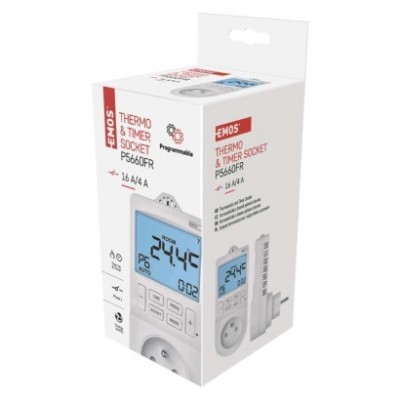 Termostat do zásuvky s funkcí digitálního časovače 2v1 (1 ks) - foto č. 5